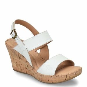Born cork wedge sandals - size 7M
